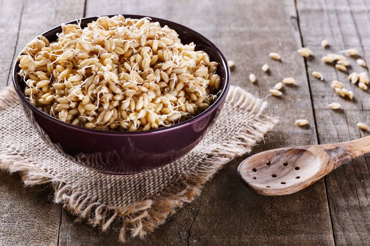 Wheat germ is packed with healthy hair nutrients which helps promote healthy hair growth