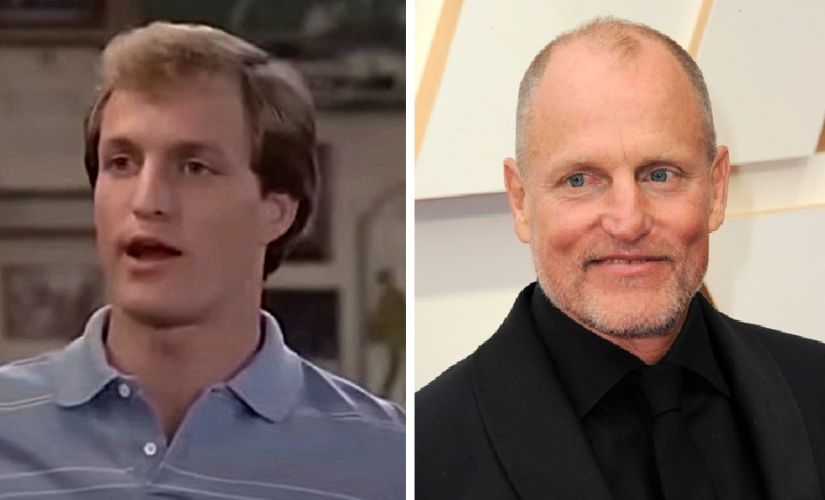 Woody Harrelson with hair vs Woody Harrelson bald