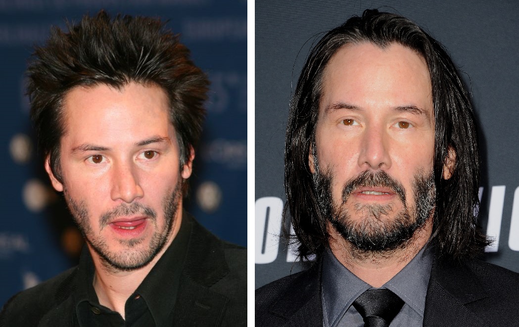 Keanu Reeves's widow’s peak