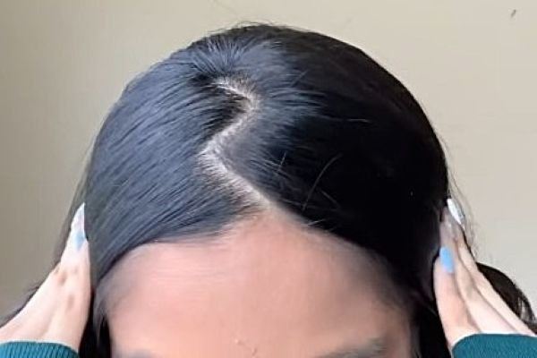 zig zag parting