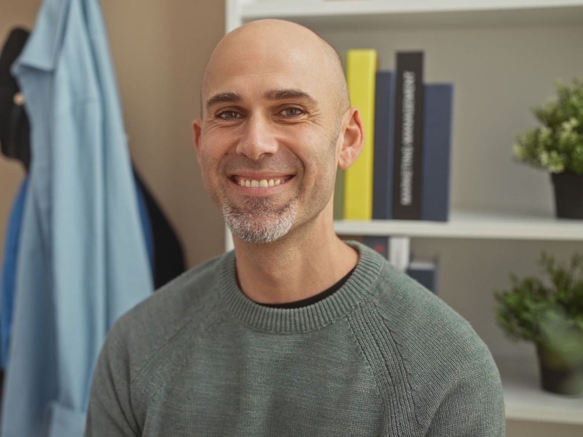 Bald men with beards