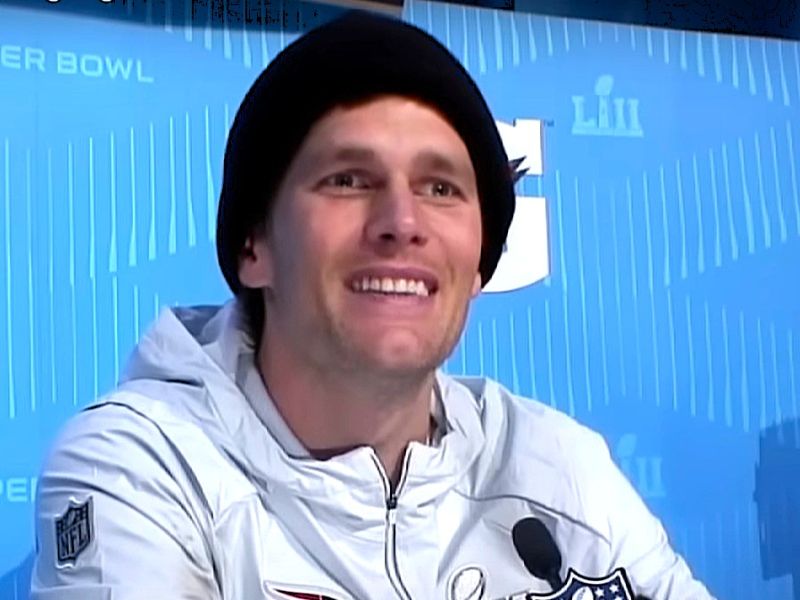 Tom Brady wearing a hat