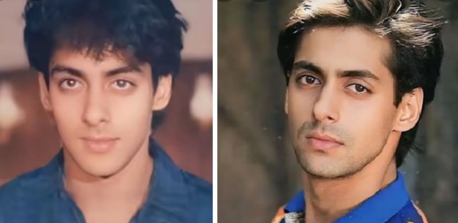 Salman Khan as a young adult