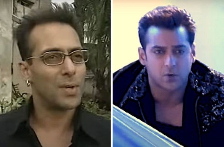 Salman Khan before and after first hair transplant