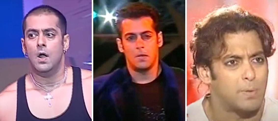 Salman Khan before and after second hair transplant