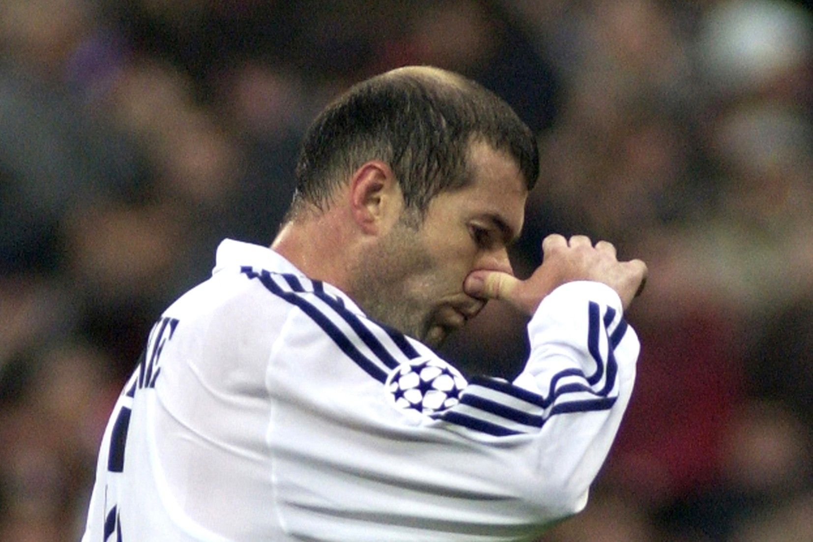 Zidane’s hair in 2002