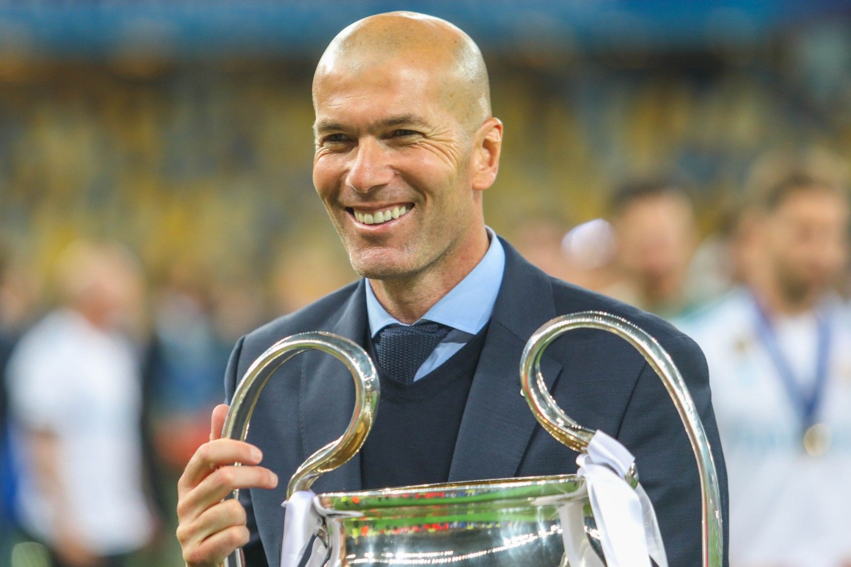 Zidane’s hair in 2018