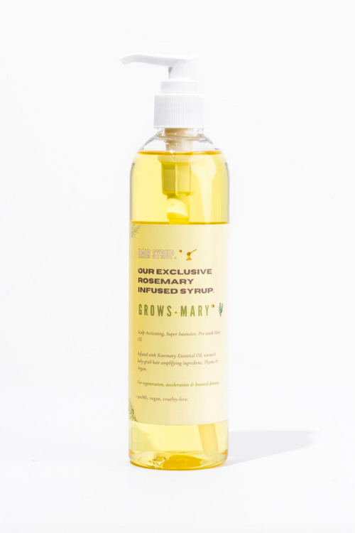 Hair Syrup Rosemary Oil Grows Mary